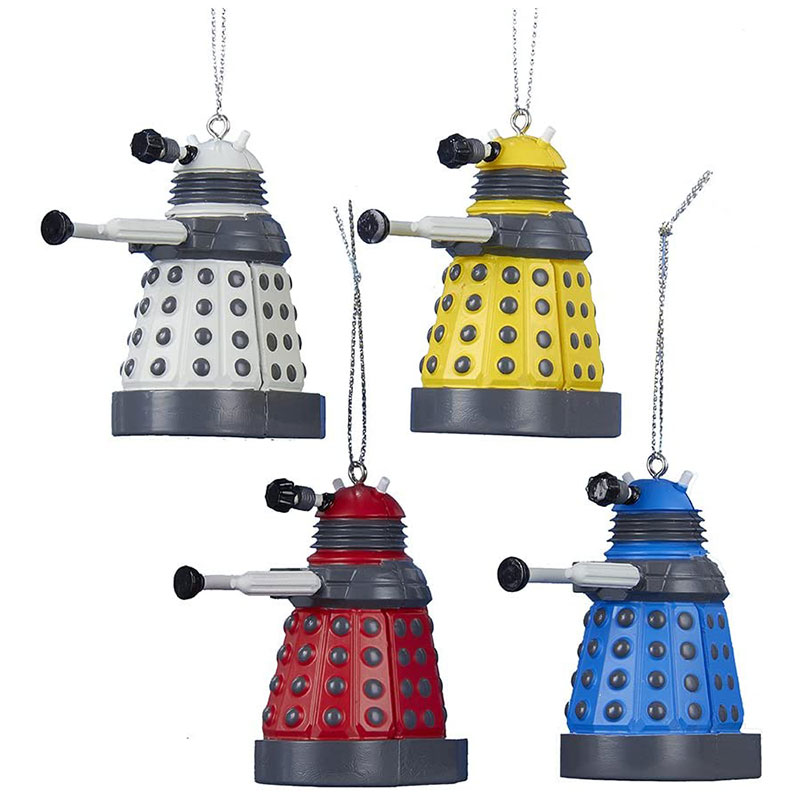 Doctor Who Dalek Ornament Gift, Set of 4