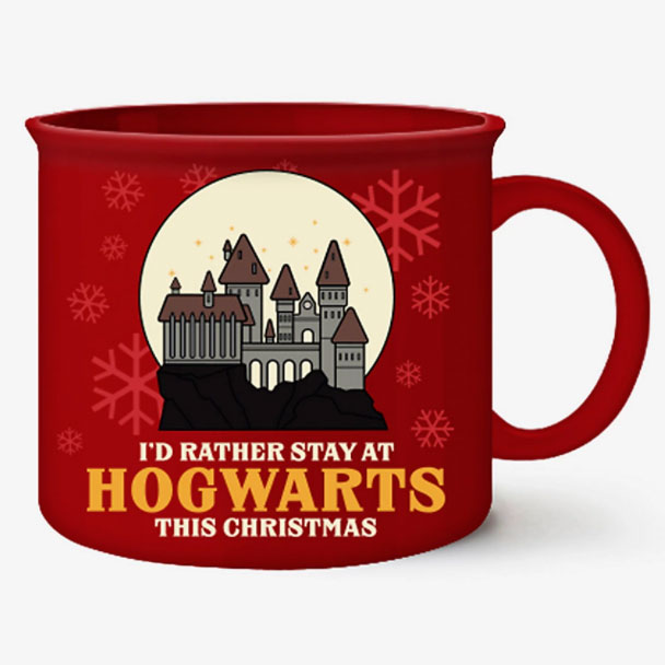 Harry Potter Hogwarts Christmas Camper Mug