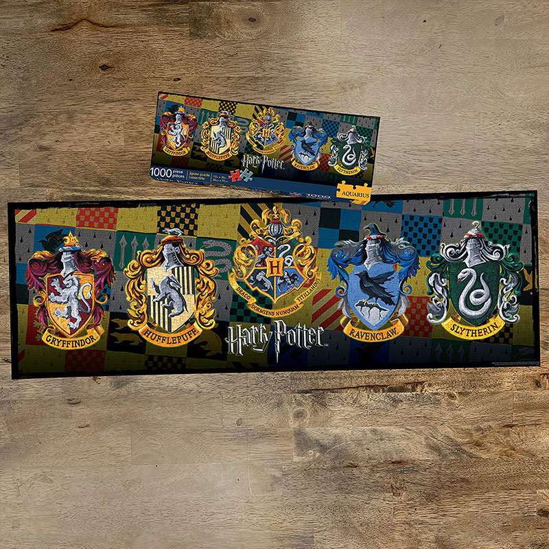 Harry Potter Crests 1000 Piece Slim Jigsaw Puzzle