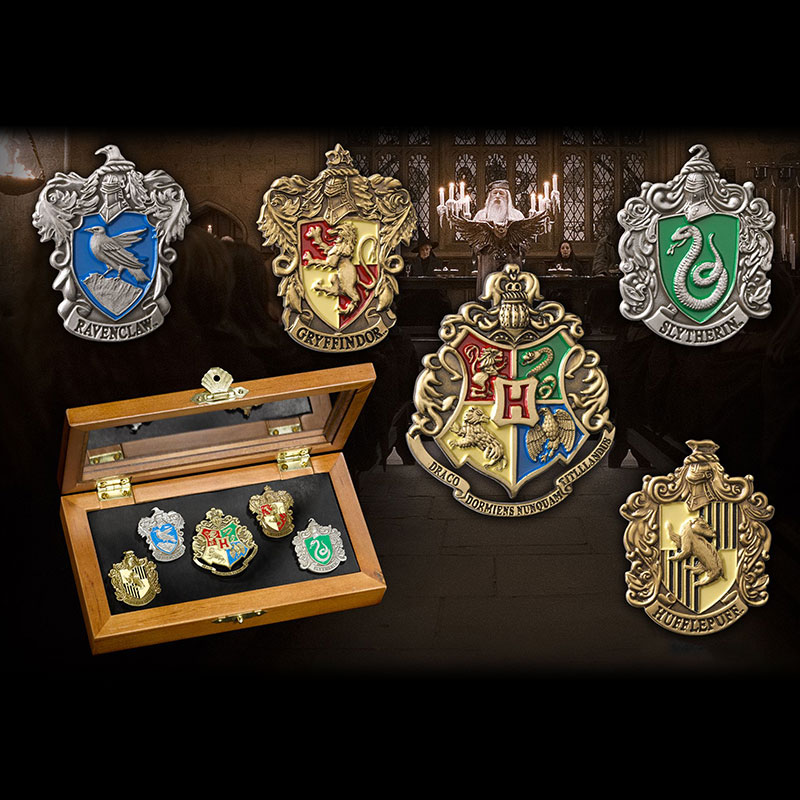Harry Potter Hogwarts House Crest Pins