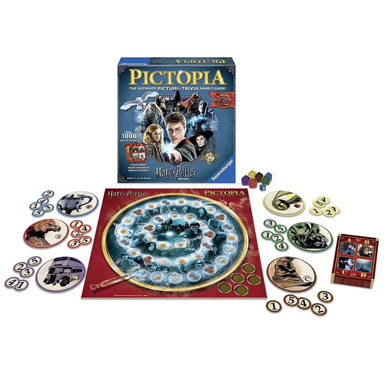Harry Potter Pictopia Family Trivia Board Game For Kids and Adults