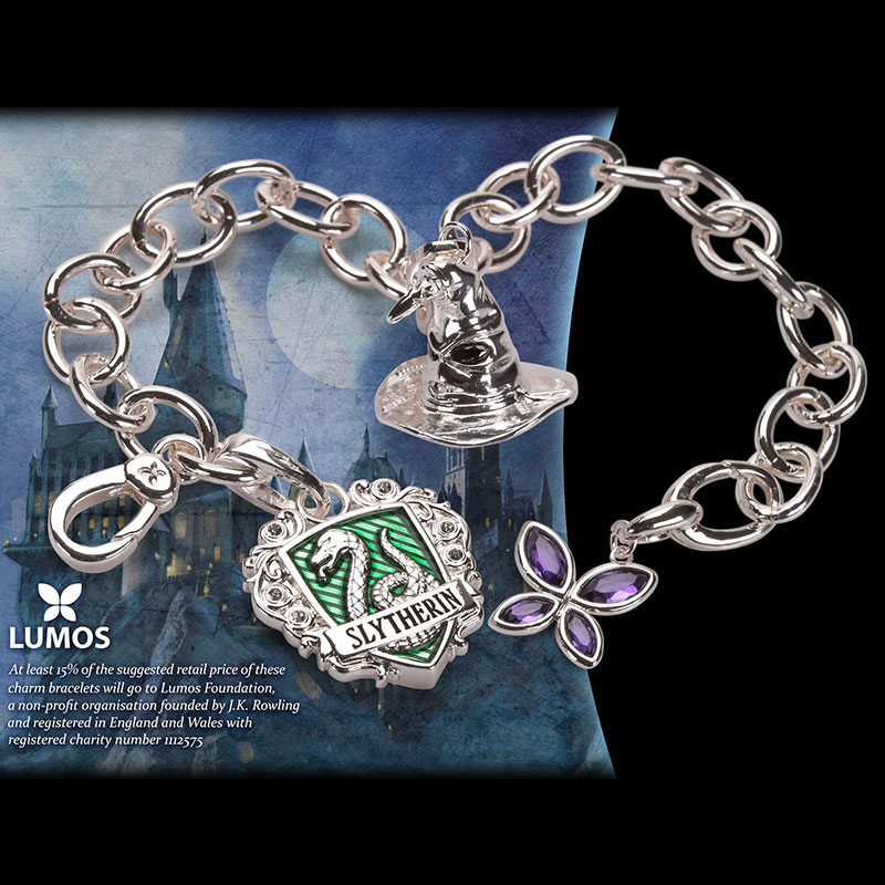 Lumos Slytherin Charm Bracelet Harry Potter