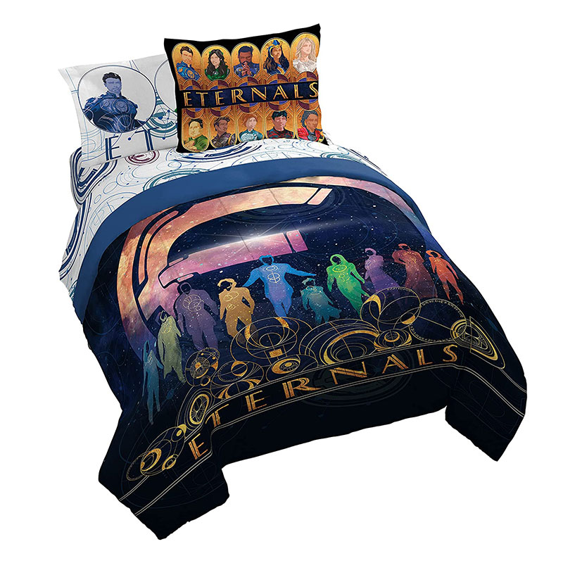 Marvel Eternals Space Force 7 Piece Queen Size Bed Set