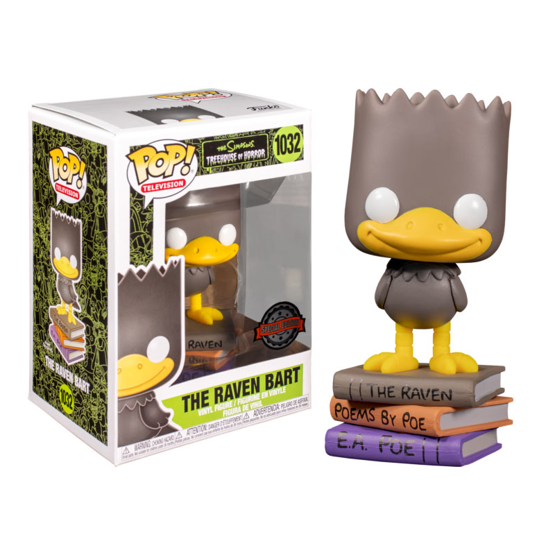 Simpsons Bart The Raven Bart Funko Pop Television