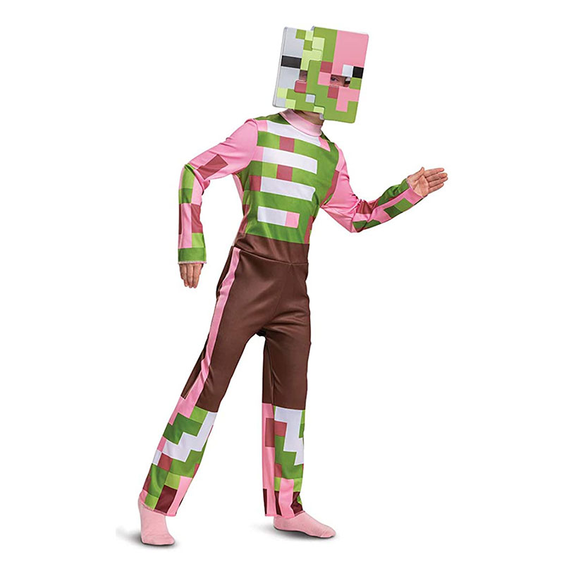 Zombie Pigman Outfit Minecraft Costume for Kids